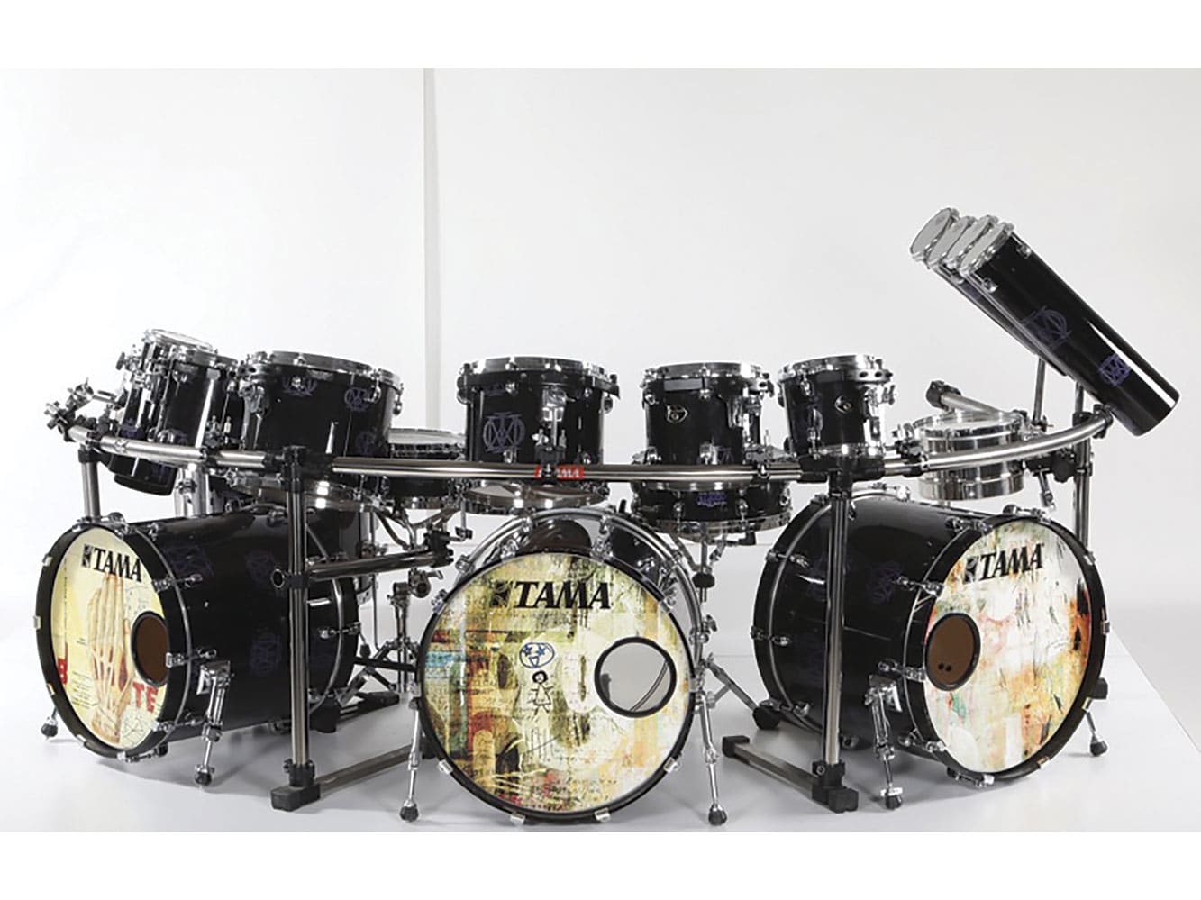 Tama’s Dream Theater Custom Logo kit Modern Drummer Magazine