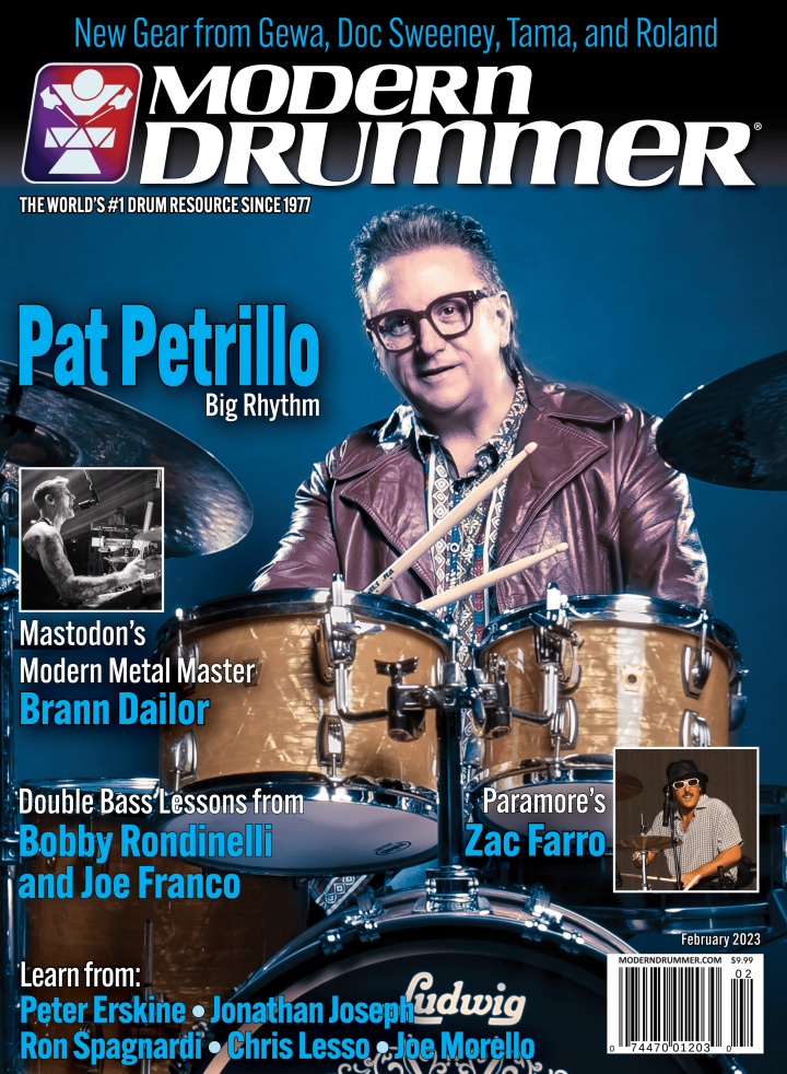 Feb 2023 Modern Drummer Magazine