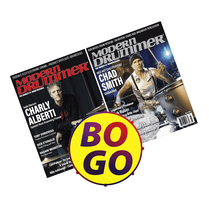 Modern Drummer March/April 2022 Issue – Chad Smith / Charly Alberti (Print)