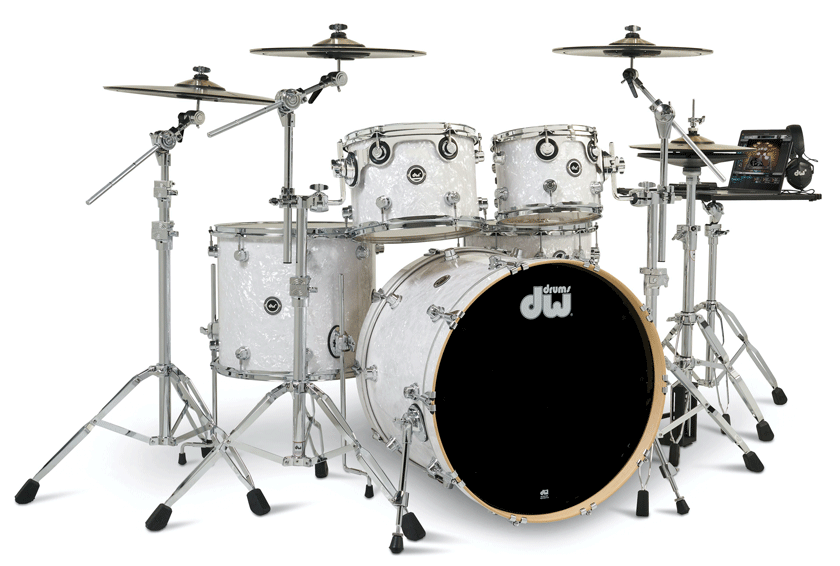 DWe Drum Set AcousticElectronic Drums with Groundbreaking Wireless