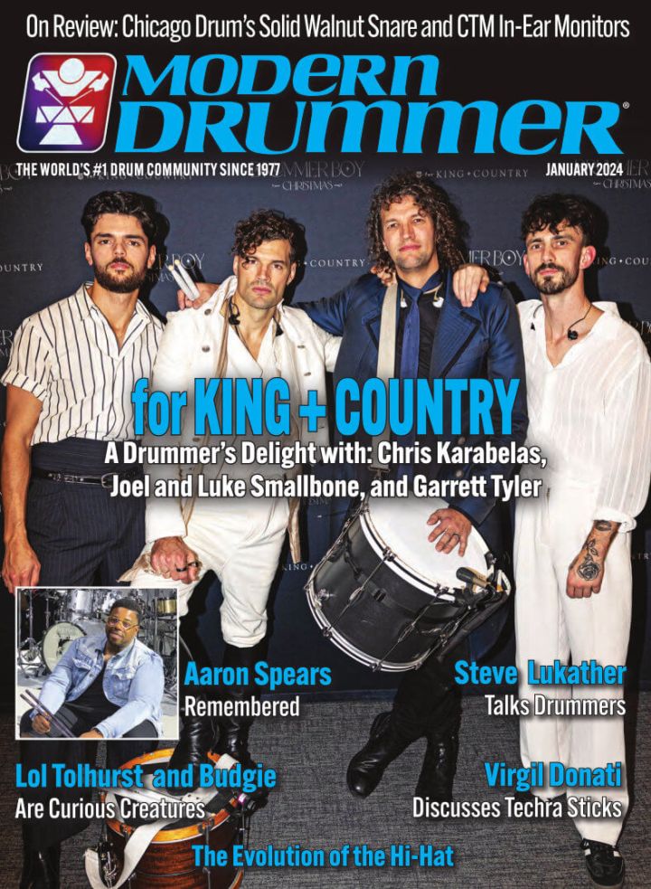 January 2024 Volume-48 Issue 01 Modern Drummer
