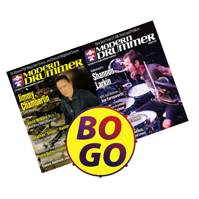 Modern Drummer July/August 2023 Issue – Jimmy Chamberlin / Shannon Larkin (Print)