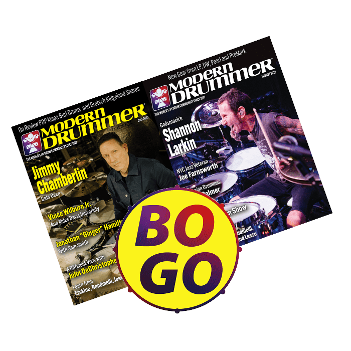 Modern Drummer July/August 2023 Issue – Jimmy Chamberlin / Shannon Larkin (Print)