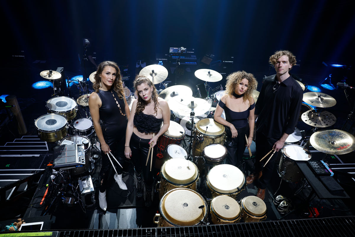 Steven Doar, Holly Madge, Aicha Djidjelli, Aleksandra Suklar, Buzz Allan  Recording Dune Part 2 and Taking Hans Zimmer Live to the Next Level -  Modern Drummer Magazine