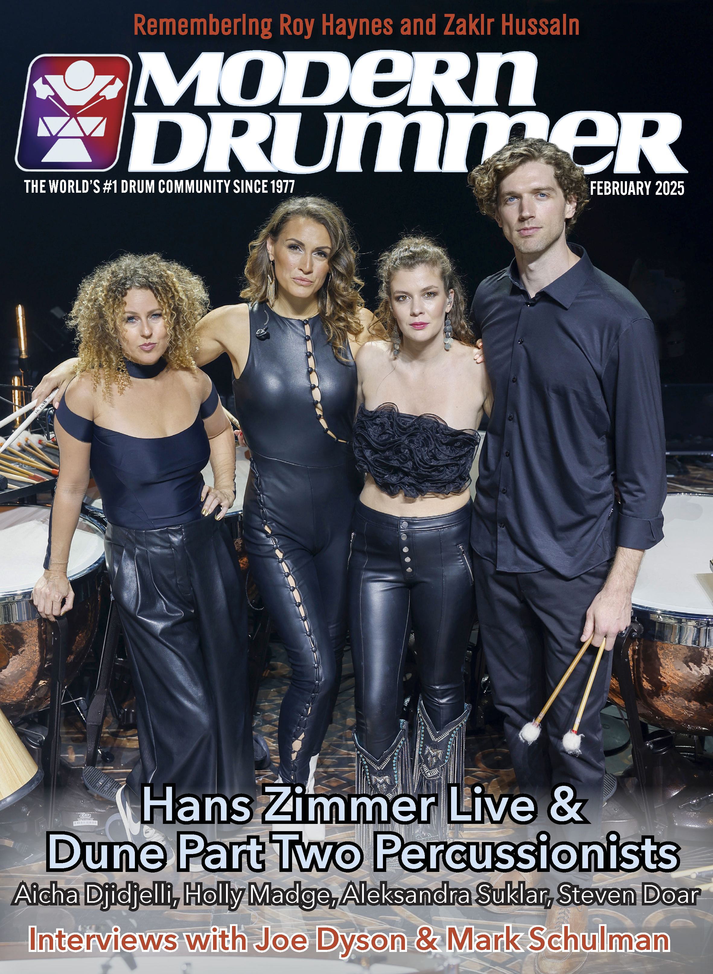 February 2025 – Volume 49 • Number 02 - Modern Drummer Magazine