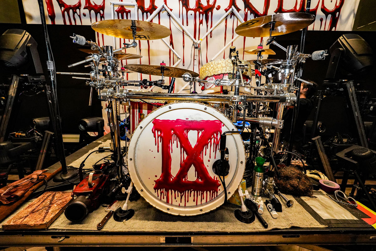 Adam Reed’s Ice Nine Kills Touring Kit - Modern Drummer Magazine