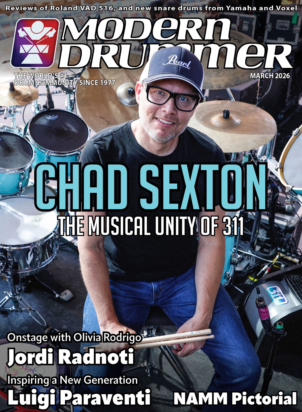 Chad Sexton: The Musical Unity of 311 - Modern Drummer Magazine