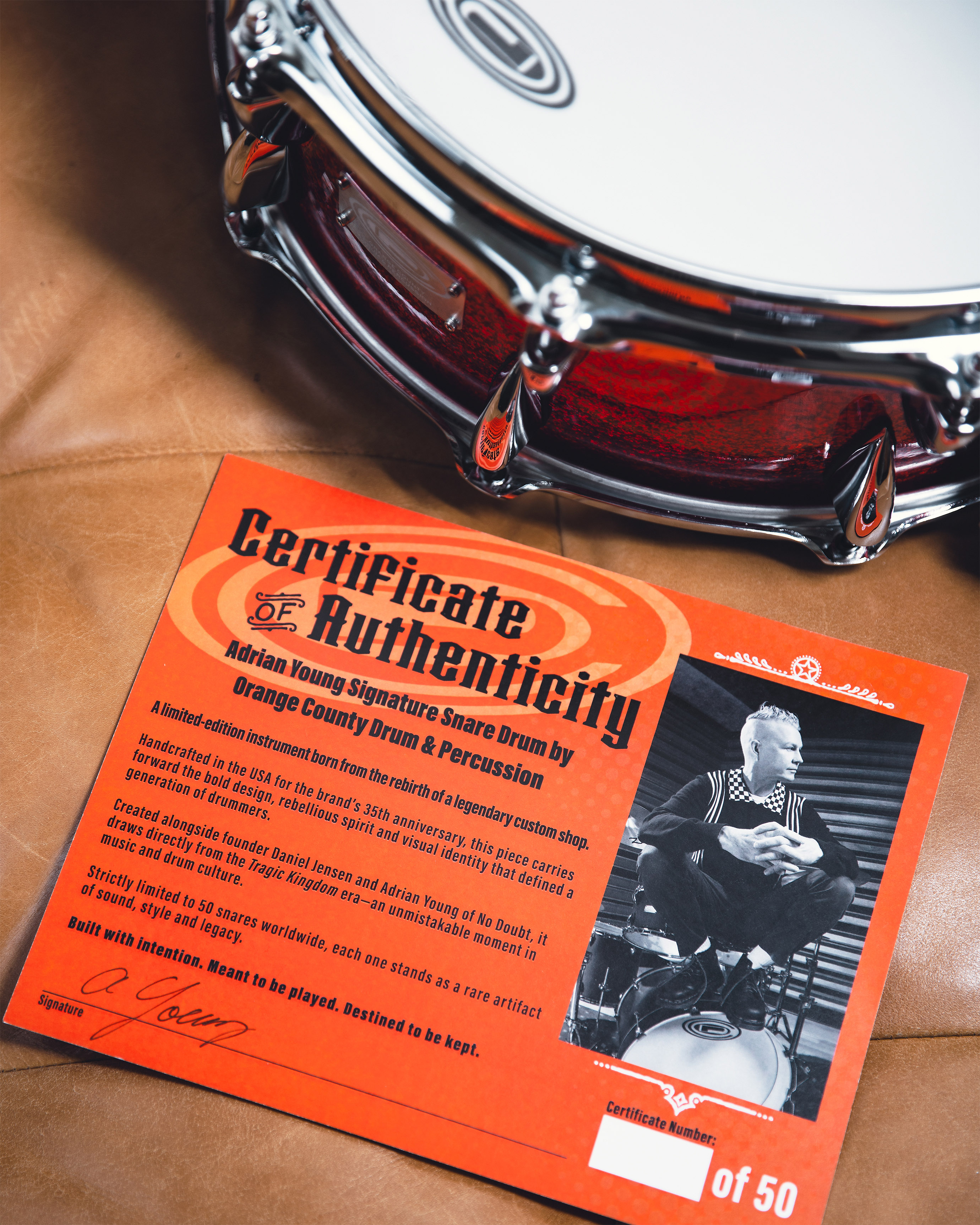 Orange County Drum & Percussion Reunites With Adrian Young for