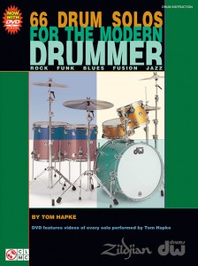 66 DRUM SOLOS  FOR THE MODERN DRUMMER  BY TOM HAPKE 