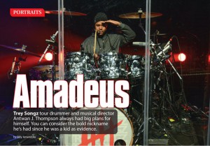 Multi-Platinum Producer Amadeus Jam Session, Q&A, and Modern Drummer Magazine Signing