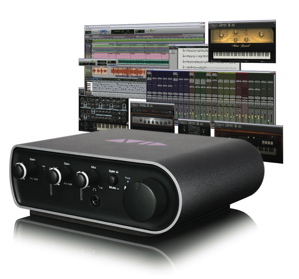 Avid Pro Tools Mbox Mini 3qtr Modern Drummer