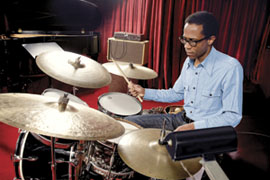 Brian Blade Playing