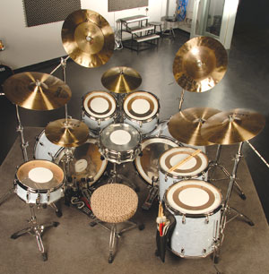 Carmine Appice's drum setup