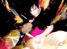 drummer Chachi Darin of the A.K.A.s