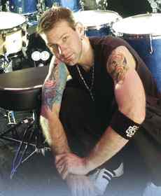 Drummer Chad Szeligs from Breaking Benjamin