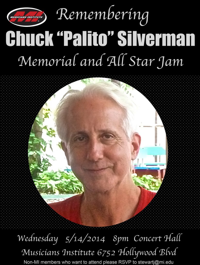 Chuck Silverman Memorial at Musicians Institute May 14, 2014