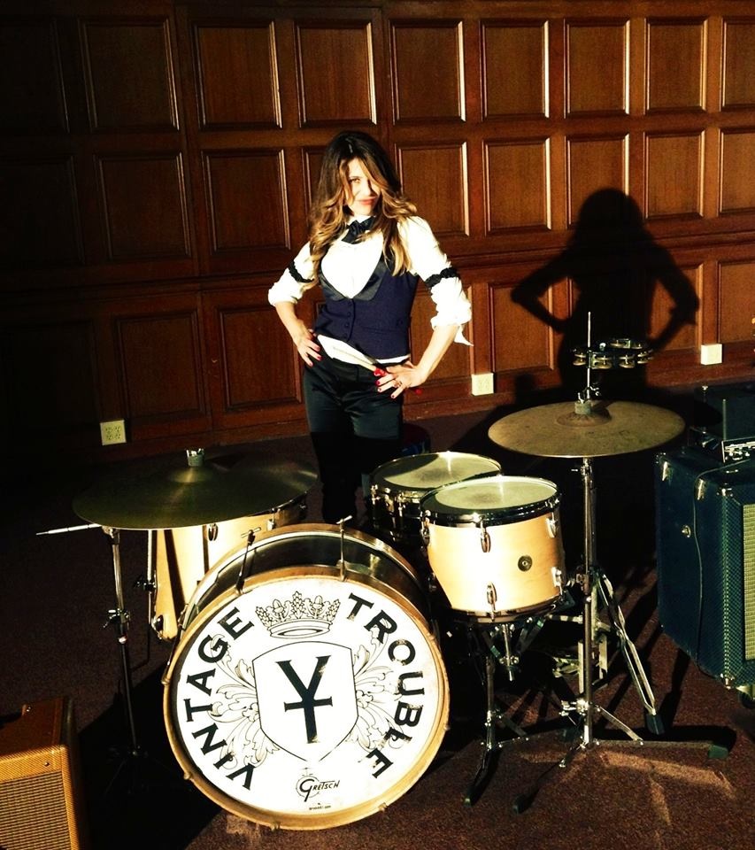 Drummer Blog: Deep Pink Band’s Jamie Hodes on Her Appearance in Vintage Trouble Video