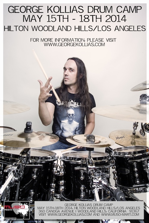 Nile’s George Kollias to Conduct Drum Camp in Los Angeles