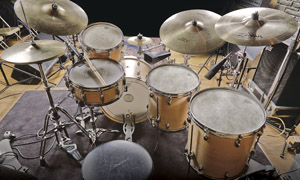 Levon Helm's drum kit