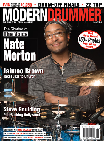 Modern Drummer May 2014 Cover Featuring Jim Riley Modern Drummer May 2014 Cover Featuring Jim Riley