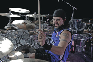 Drummer Mike Portnoy Playing
