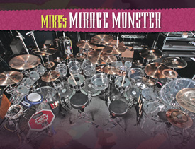 Drummer Mike Portnoy's Drum Setup