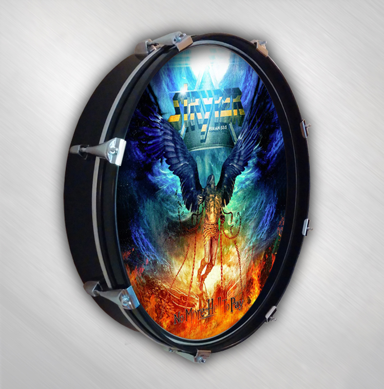 Showroom “Select a Head??? Licensed Drumhead Displays Modern Drummer