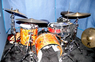 Brian Reitzel's Studio drum set