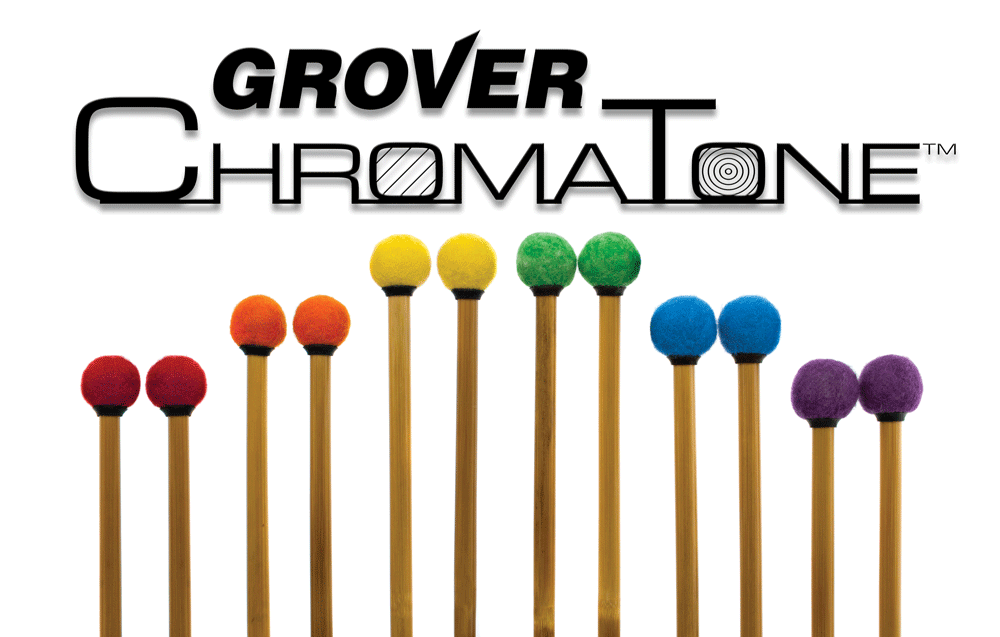 Grover Pro now offering colored ChromaTone timpani mallets.