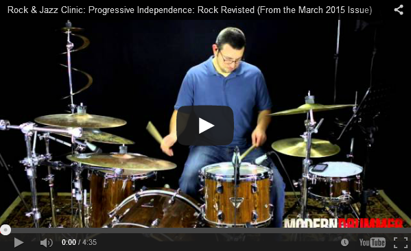 Rock & Jazz Clinic: Progressive Independence: Rock Revisited (VIDEO)