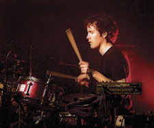 Drummer Mario Calire of Ozomatli