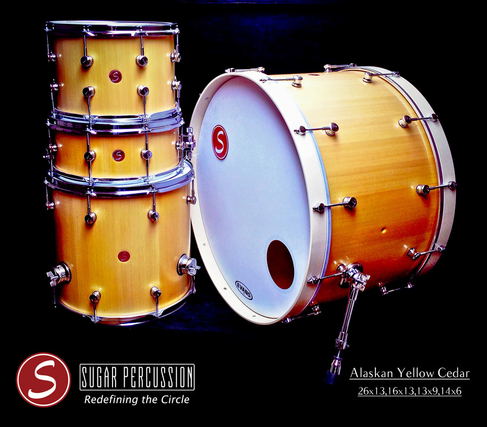 Showroom Introducing Sugar Percussion’s StaveBuilt Custom Drums