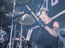 drummer James O'Connor of Godhead