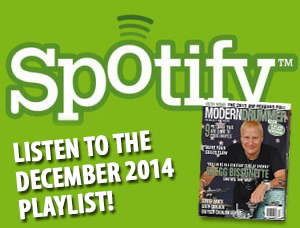 Listen to the Drumming on Spotify: Great Tracks From MD's December Issue